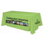 Table Cover - Polyester Digital Direct Print 3 sided, 8 foot with Logo