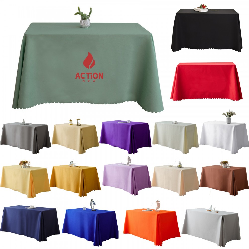 Logo Branded Full Color Rectangular Table Cover