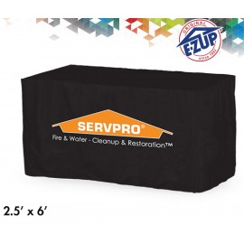 Personalized Vendor Table Cover (2.5' x 6' x 29")  Personalized Vendor Table Cover (2.5