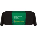 30" x 84" Digitally Printed Table Runners with Logo