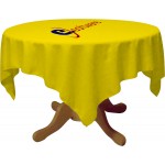 36" Draped Square Table Throw (2 Color Print) Custom Printed