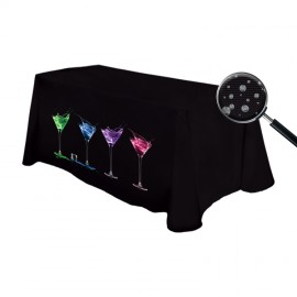 Custom 4' Liquid Repellent Table Throw  Custom 4