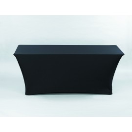 Logo Branded Tableforms Contour- 8' Bistro Height-Stretch Fitted