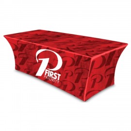 Custom Custom Tablecloth 6 ft Full Color Throws Stretch Cloth Fitted Table Covers