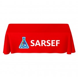 Customized 8' Draped 4-Sided Table Cover (Full Color All Wrap)