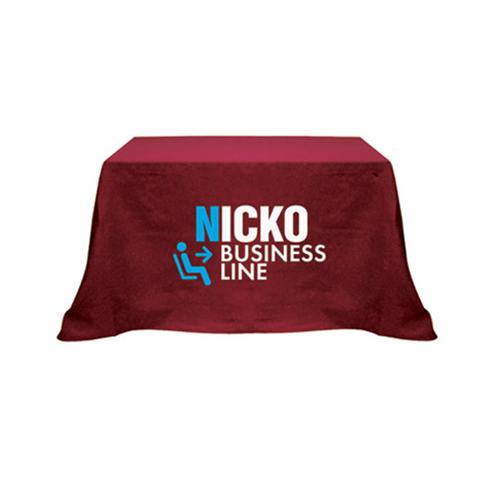 Custom Flat 4-sided Table Cover - fits 4 foot standard table Custom Flat 4-sided Table Cover - fits 4 foot standard table