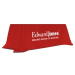 Red 6' - 8' Convertible Table Throw (Dynamic Adhesion or Screen Print) Custom Imprinted