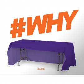 Customized 6 Foot 4 Sided Table Drape  Customized 6 Foot 4 Sided Table Drape