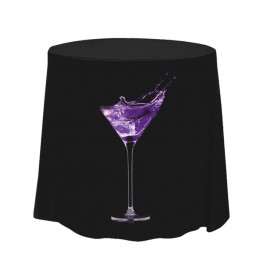 Personalized 108" Fully Dye Sublimated Round Deluxe Table Cover