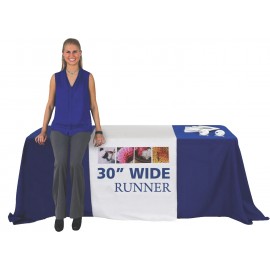 Personalized 30" Wide Full Coverage Table Runner  Personalized 30" Wide Full Coverage Table Runner