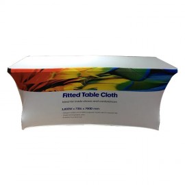 6 foot stretch Table Cover With Full Sublimation And All Over Decoration with Logo  6 foot stretch Table Cover With Full Sublimation And All Over Decoration with Logo
