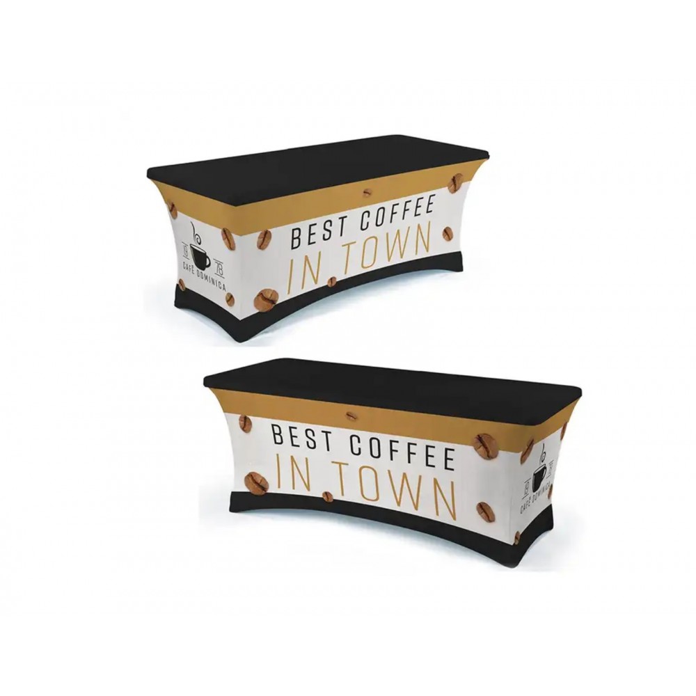 Economic Budget Table Cover Stretch 6ft 4 Side with Logo Economic Budget Table Cover Stretch 6ft 4 Side with Logo