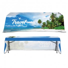 Customized DisplaySplash 8' Open Back Table Throw  Customized DisplaySplash 8