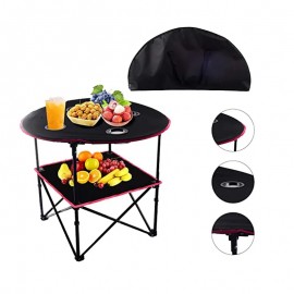 Customized Camping Table Folding Picnic with 4 Cup Holders