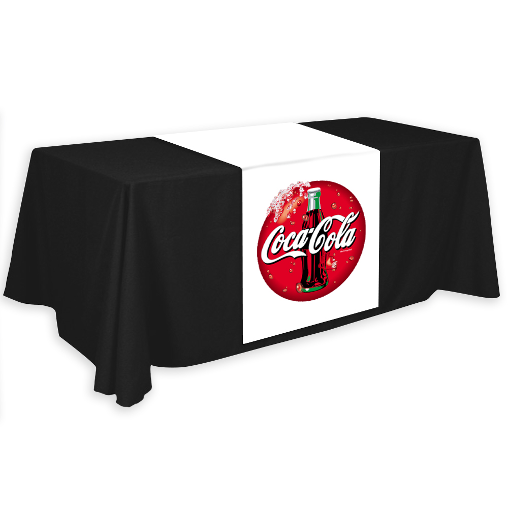 Custom Printed 30"X90" Custom Soft Knit Table Runner (Full Color, Direct Digital Imprint) Custom Printed 30"X90" Custom Soft Knit Table Runner (Full Color, Direct Digital Imprint)