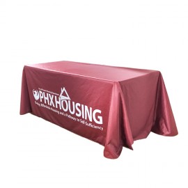 Heavy Duty Tablecloth Throw 4ft WRINKLE FREE with Logo