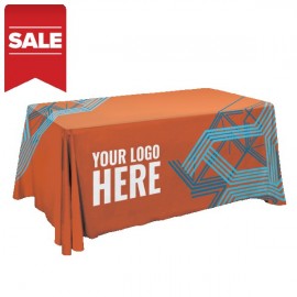 Promotional Non-Fitted Table Cloth/ Table Cover with Full Color Dye Sublimation
