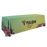 8' Economy Table Throw (Full-Color Full Bleed) with Logo