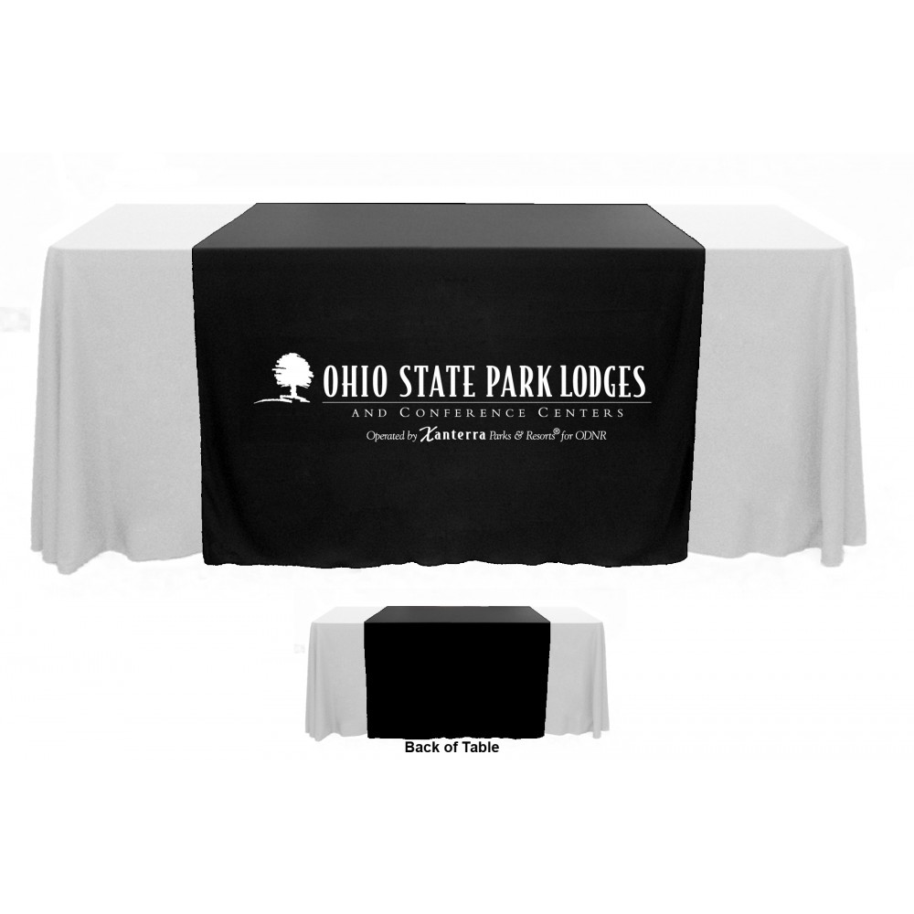 Premium PolyKnit Table Runner w/One Color Logo (58"x88") Custom Imprinted Premium PolyKnit Table Runner w/One Color Logo (58"x88") Custom Imprinted