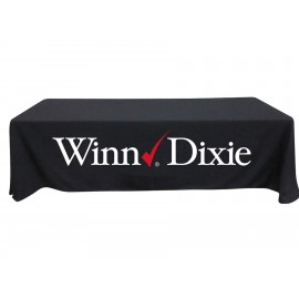 Logo Branded Table Throw /Table Cover for 8' table, full color  Logo Branded Table Throw /Table Cover for 8