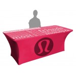 Personalized 8' Stretch Table Cloth/ Table Cover w/Full Color Dye Sublimation
