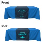 8ft Full Color Fitted Tablecloth Table Runner with Logo