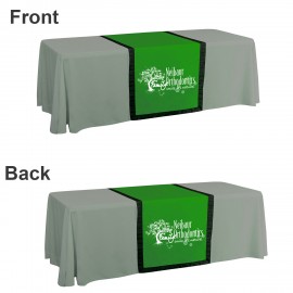 Logo Branded 8' Table Runner(Full Color)  Logo Branded 8