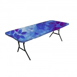 8' Full Color Printed Table Topper with Logo  8