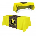 Custom Imprinted Full Color Polyester Top Table Runner (Front/ Top)