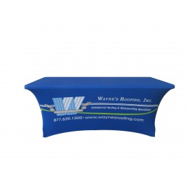 Personalized 6' Table Cover Stretched Throw  Personalized 6