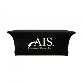 Promotional 6' 4 Sided Stretch Full Color Tablecloth  Promotional 6