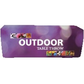 Custom 8' Full Outdoor Fitted Table Throw