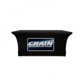 Promotional 4Ft 4-Sided With Zipper Back Stretch Table Cover  Promotional 4Ft 4-Sided With Zipper Back Stretch Table Cover