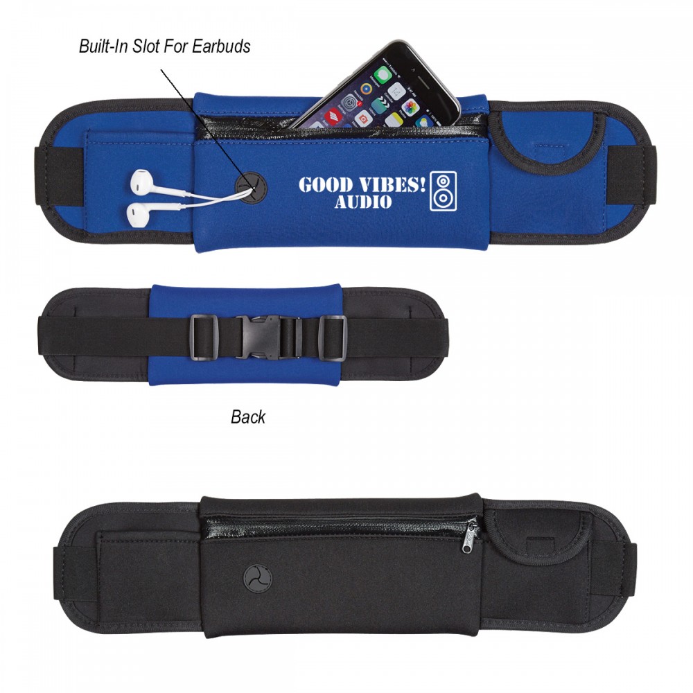 Neoprene Running Belt Fanny Pack Logo Branded Neoprene Running Belt Fanny Pack Logo Branded