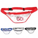 Clear Fanny Pack Bag w/Release Buckle with Logo