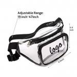 Pvc Double Pocket Fanny Pack with Logo