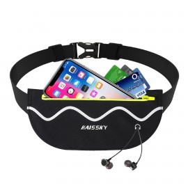 Logo Branded 7" Breathable Running Sport Waist Pack for Runner