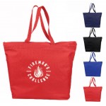 Q-Tees Poly Tote Bag with Logo