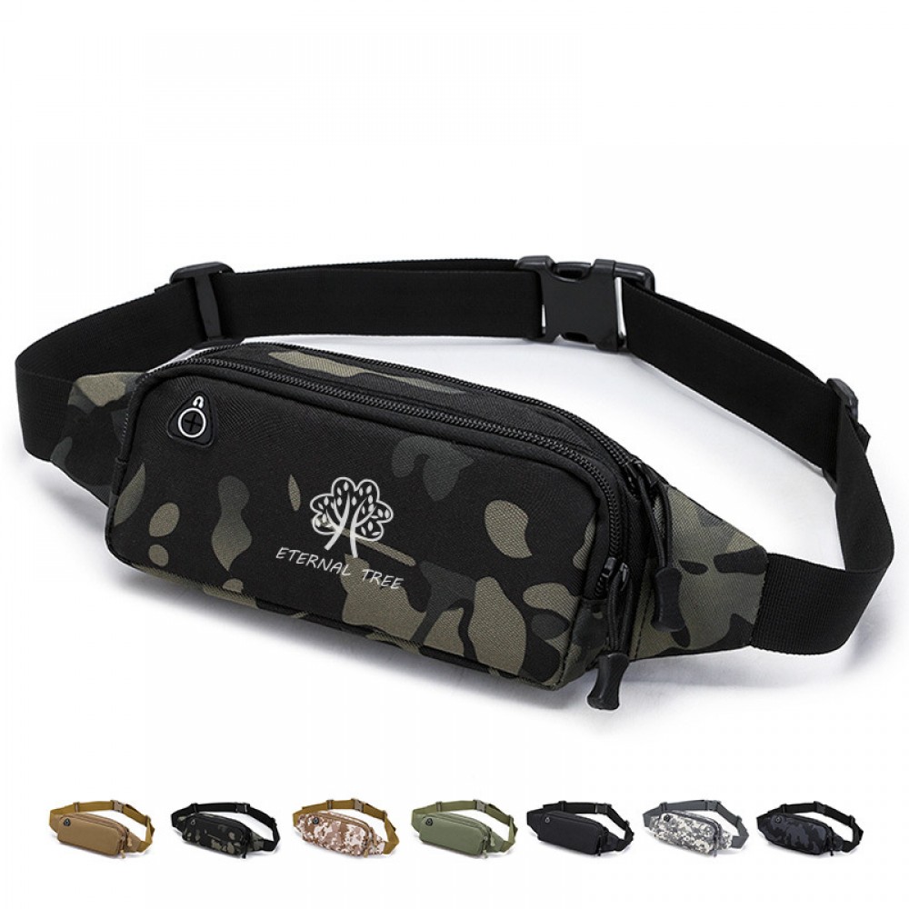 Customized Multi Functional Outdoor Sports Water Resistant Oxford Camouflage Fanny Pack Customized Multi Functional Outdoor Sports Water Resistant Oxford Camouflage Fanny Pack