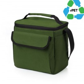 18-Can RPET Recycled 600D Polyester Insulated Cooler Bag with Logo  18-Can RPET Recycled 600D Polyester Insulated Cooler Bag with Logo