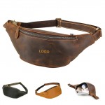 Customized Vintage Leather Waist Bag (direct import)