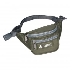 Custom Everest Junior Olive Green/Gray Signature Waist Pack