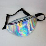 Custom Imprinted PU Holographic Fanny Pack / Belt Waist
