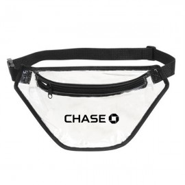 Clear Waist Pack with Adjustable Belt Strap with Logo