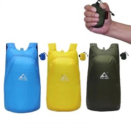 Promotional Waterproof Backpack Foldable Travel Bag