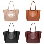 Promotional Leather Winter Texture Shoulder Tote Bag