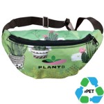 Running Sports Bag rPET Recycled 600D Polyester Sublimation Fanny Pack with Logo