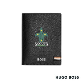 Hugo Boss Iconic Trifold Card Holder with Logo