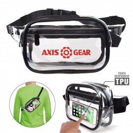 Krissy Clear Fanny Pack with Logo