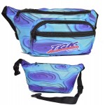 Personalized 4 Zipper Fanny Pack w/ Full Wrap Sublimation Waist Bag